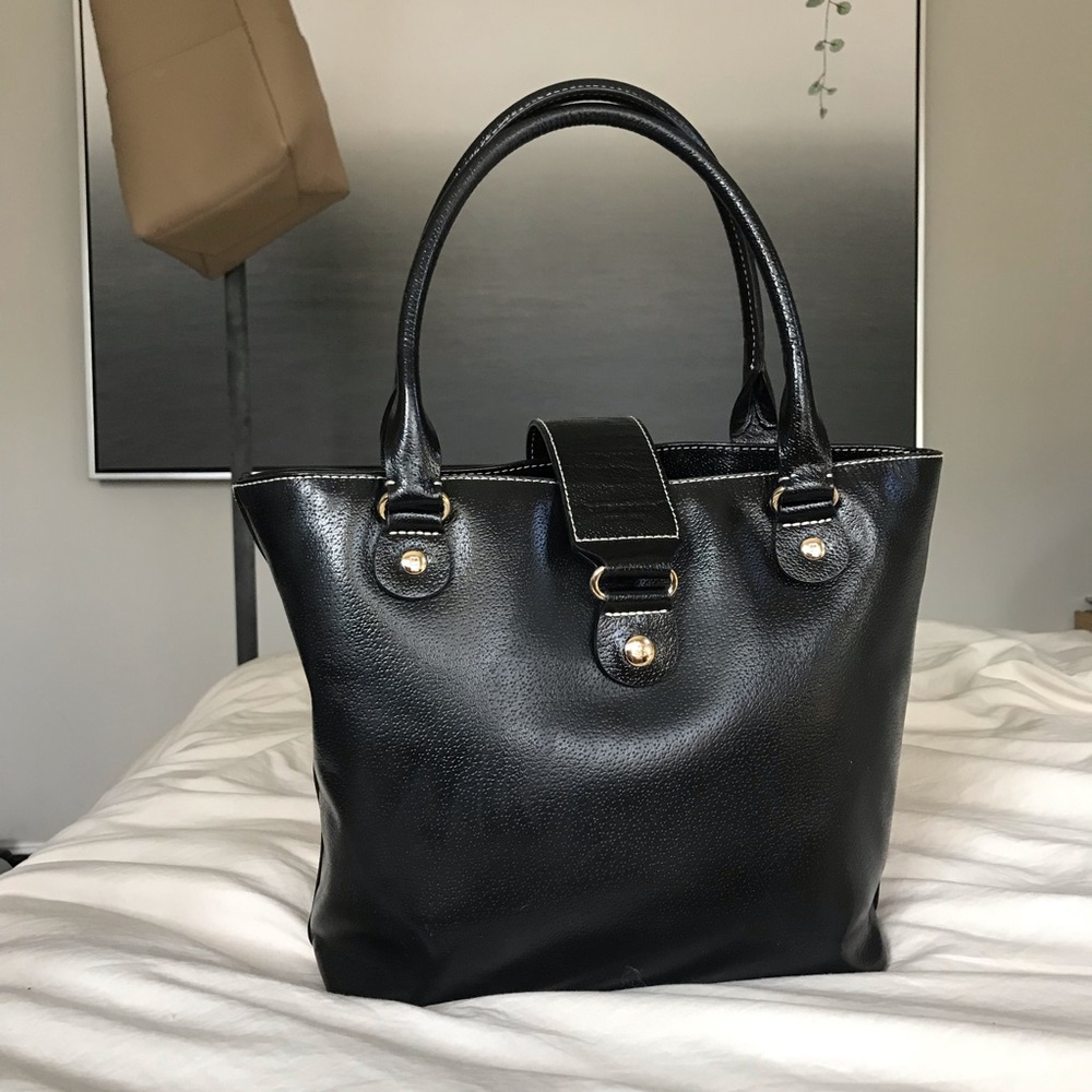 Kate Spade Black Leather Tote